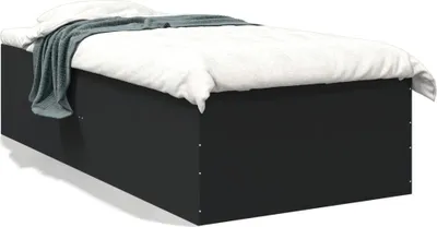 Obrázek produktu pro vidaXL Postelový rošt černý 75x190 cm Dřevěný materiál