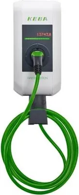 Produktbild von KEBA Wallbox KeContact P30 a-Series EN Typ 2 3 - phasig 22kW Co2-neutr