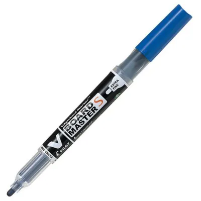 Obrázek produktu pro Pilot V-Board Master S, Modrá, Jemný hrot, Černá, Modrá, Průhledná, Plast, Kulatý, 3,5 mm