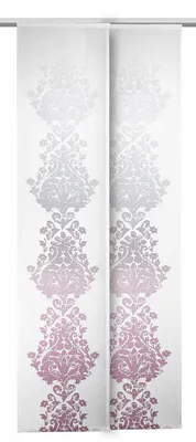 Produktbild von Flächenvorhang „Arya“: Farbe: rot -  Größe (HxB) 245x60cm