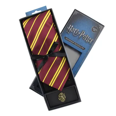 Obrázok produktu pre Harry Potter Kravata a odznak Deluxe Box Nebelvír