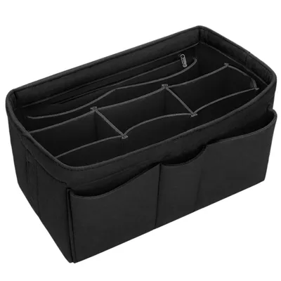 Produktbild von Damen Handtaschen Organizer 1 Stück, Multifunktionaler Kosmetik Organizer Aus Filz, Für Ordnung In Handtasche Wickeltasche Reise