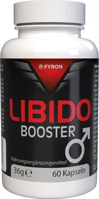 Zdjęcie produktu dla Libido Booster – 60 kapsułek o wysokiej dawce – L-arginina, cynk, selen, maca i żeń-szeń – oryginalna receptura ze Szwajcarii – wegański i roślinny – opakowanie 1 szt.
