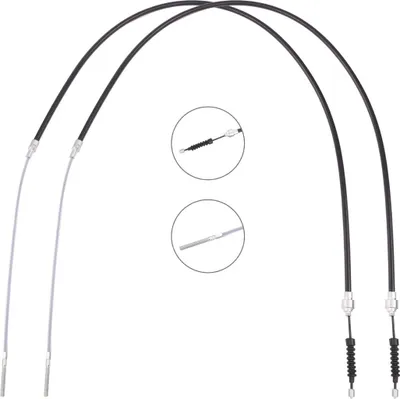 Produktbild von RIDEX Handbremsseil Seilzug Feststellbremse für VW POLO (6N2) Hinten 124C1150