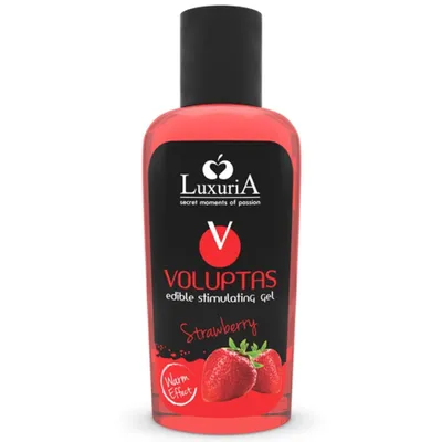 Immagine prodotto di Intimateline Luxuria - Voluptas Gel Da Massaggio Alimentare Effetto Riscaldante - Fragola 100 Ml