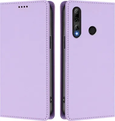 Obrázek produktu pro Kožené pouzdro pro Honor 20 Lite/Honor 10i, magnetické flipové pouzdro zPolyuretankůže se stojánkem Světle fialová