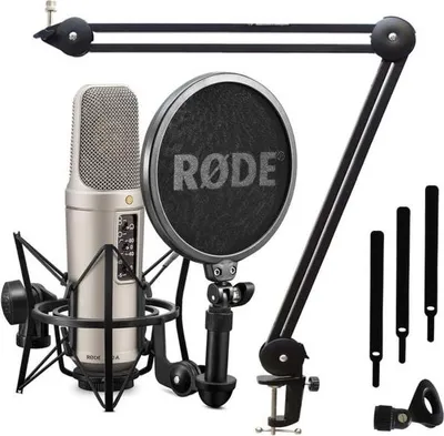 Produktbild von Rode NT2-A Mikrofon Set mit MS138 Mikrofonarm