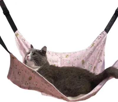 Productafbeelding van Hangmat voor huisdieren - Geschikt voor katten, honden, konijnen en meer - 46 x 37 cm