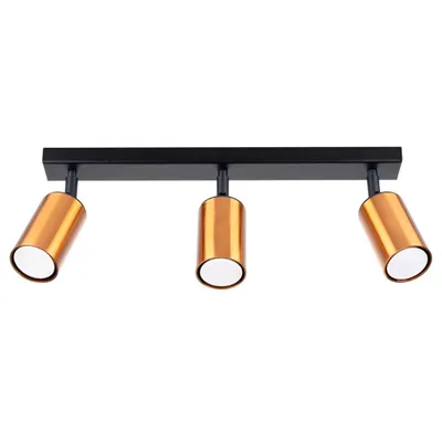 Imagen del producto de Lámpara de techo WINX 3, color negro/cobre