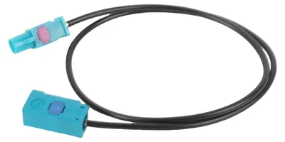 Zdjęcie produktu dla Przedłużacz antenowy do samochodu FAKRA żeński-żeński Stabilny przedłużacz antenowy stereo do radia, telewizora, głośnika, odtwarzacza multimedialnego 50 cm / 19,7 cala