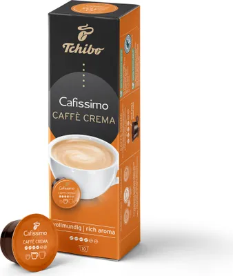 Produktbild von Tchibo Cafissimo Caffè Crema plné kapsle, 10 kapslí