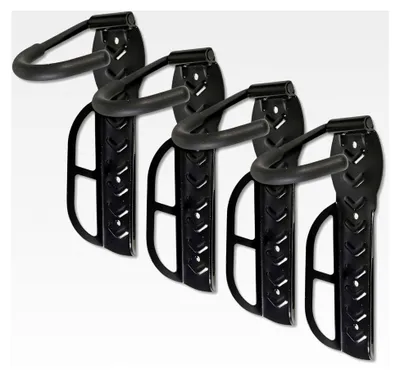 Produktbild von 4X Wand Fahrradhalterung - Fahrradständer für Indoor-Fahrradaufbewahrung - Tragkraft bis 25 kg pro Wandhaken