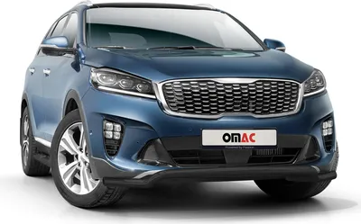 Obrázek produktu pro Ochranná lišta předního nárazníku pro Kia Sorento 2018-2025 s ocelí ABE černá