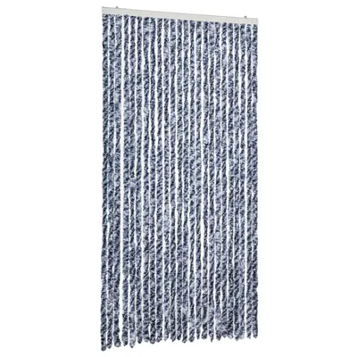 Obrázok produktu pre vidaXL Záclona Fly modrá a biela 100x230 cm šenil