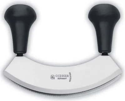 Obrázek produktu pro GIESSER| Nůž kolébkový, dvojitý, délka 22 cm, barva černá