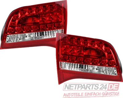 Immagine prodotto di Johns, fanale posteriore LED combinato, adatto per Audi A6 4F Avant, set interno, lato sinistro e destro, dal 2008, modello restyling
