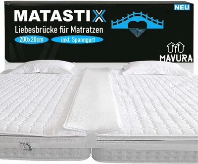 Produktbild von MATASTIX Liebesbrücke Spanngurt Matratzenverbinder Ritzenfüller Matratzenkeil