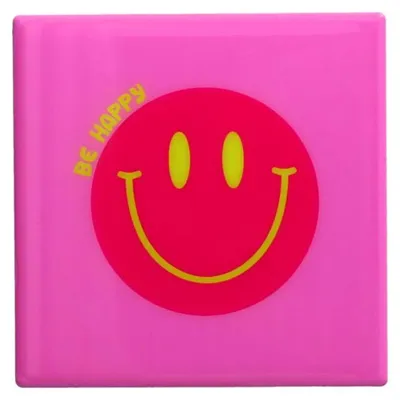 Produktbild von Gift Company Glasuntersetzer Love Tiles Lachendes Gesicht
