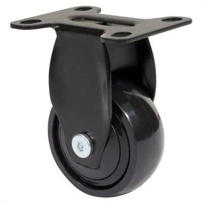 Produktbild von WAGNER Design 3C - Bockrolle soft - Durchmesser Ø 50 mm, schwarz, Anschraubplatte, Tragkraft 50 kg - 01245201
