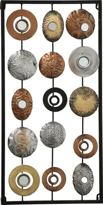 Produktbild von Boltze 4535200, Einfarbig, Abstract, Eisen, Blau, Gold, Silber, 15 mm, 610 mm