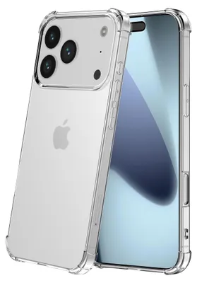 Obrázok produktu pre Vhodné pre iPhone 17 Pro Max Puzdro na telefón Transparent s nárazníkom - Priehľadné puzdro Nárazuvzdorné TPU Silikónový zadný kryt Puzdro Transparent - Smartphonica
