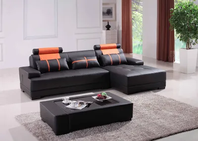 Immagine prodotto di Divano imbottito di design in pelle divano a L divano moderno divani divani in pelle 5005A_2