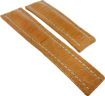 Produktbild von Morellato Uhrenband 23mm Louisiana Kroko, braun - passt zu Breitling