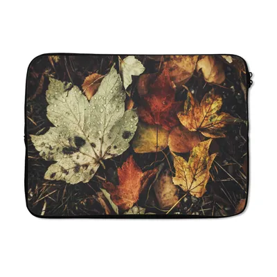 Produktbild von MuchoWow® Laptop Hülle 14 ZollHerbstblätter - Herbst - Jahreszeiten - Natur Laptoptasche - Laptoptasche - Stoßsicher - Schutzhaube