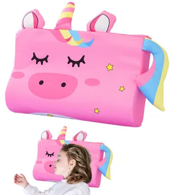 Imagen del producto de Almohada ergonómica y transpirable para niños, de 40x30 cm, ideal para habitaciones infantiles