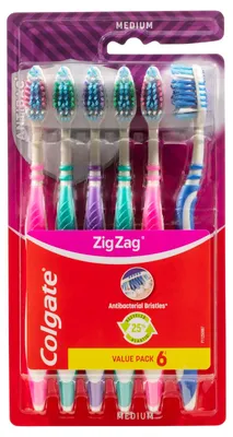 Produktbild von Zahnbürste Interdentalbürste - Kreuzborsten - 6 Stück - Mit Zungenreiniger