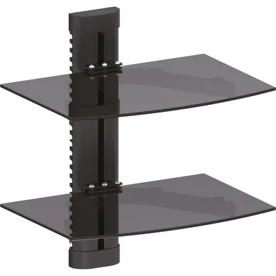 Zdjęcie produktu dla InLine® 23151B Uchwyt ścienny do DVD, Bluray, odbiorników satelitarnych, do 8 kg, czarny