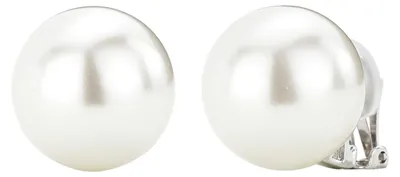 Productafbeelding van Reisclip voor oorbellen - dames - grote parel (20 mm) - gepolijst - 801120