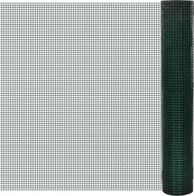 Obrázok produktu pre Drôtené pletivo, pozinkované a potiahnuté PVC 10x1 m, zelené
