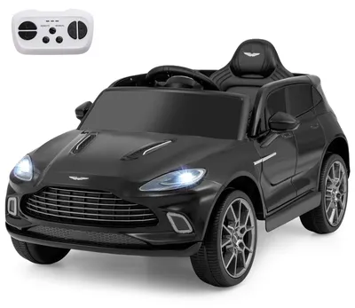 Obrázek produktu pro COSTWAY 12V Aston Martin DBX dětské auto s dálkovým ovládáním 2,4G, elektrické auto 1,4–2,5 km/h se světlomety, hudbou a klaksonem, pro děti od 3 let (černé)