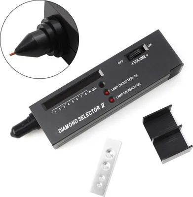 Produktbild von Tragbares elektronisches Diamanthärteprüfgerät zur Prüfung der Härte von Diamanten, Kristallen und Jade.