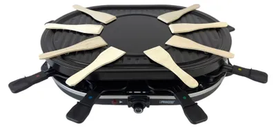 Productafbeelding van Princess 162700 Raclette 8 Oval Grill Party 1200 W 42 x 30 cm ( 01.162700.01.001 )