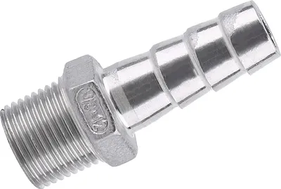 Obrázek produktu pro Nerezová ocel s vnějším závitem, tvarovka Barb Hose Tail Connector Liquid (3/8 "x12mm)