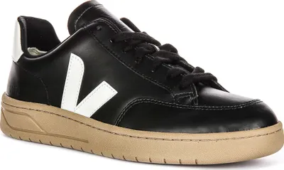 Produktbild von Veja V 12 Classy Damen Ledersneaker in Schwarz Weiß – undefined / Schwarz-Weiss
