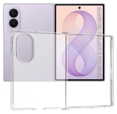 Produktbild von Techsuit - Schutzhülle aus transparentem Silikon für Samsung Galaxy Z Fold8 - transparent