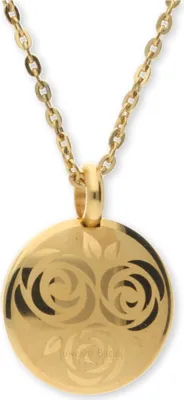 Produktbild von Ernstes Design Set Anhänger mit Kette AN533_AK17.42 Edelstahl, vergoldet