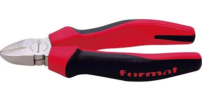 Produktbild von FORMAT Seitenschneider DIN5238-B 2K-Heft 180mm, Länge:160 mm, Schneidwert Durchmesser harter Draht:2,0 mm, Schneidwert Durchmesser weicher Draht:2,8 mm