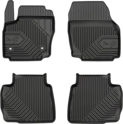 Produktbild von Fußmatten Gummimatten No.77 für Ford Mondeo IV 2007-2014 TPE Schwarz 4 tlg