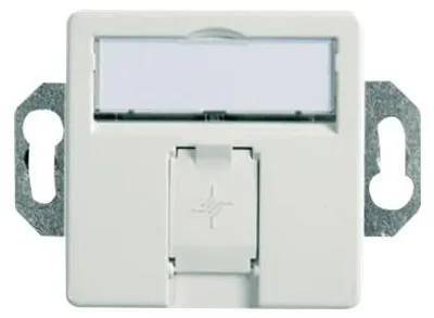Imagen del producto de Caja de empotrar para tomas de corriente de suelo Telegärtner AMJ45, categoría 6A, con 1 conector RJ45
