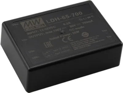 Produktbild von MEANWELL LDH-65-700, DC DC-LED-Treiber, 12,5-80V:700mA