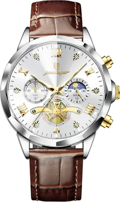Produktbild von Watch  Herren-Armbanduhr, modisch, Quarz, wasserdicht, leuchtend, Chronograph, Leder, Herrenuhr, Sport, Business, klassische Herrenuhren