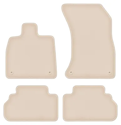 Produktbild von DURBAN Beige Velours-Fußmatten-Set für Audi Q5 FYT Sportback Plug in Hybrid (2021-2022)