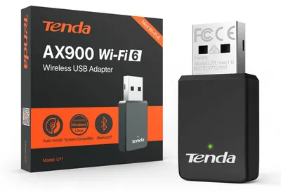 Produktbild von Tenda WiFi 6 USB WLAN Stick für PC AX900 U11