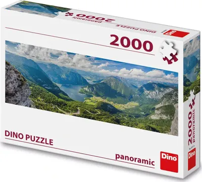 Produktbild von Dinotoys Dino-Puzzle der österreichischen Alpen – 2000 Teile