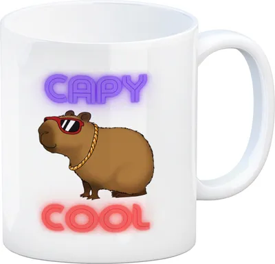 Produktbild von Capy Cool Kaffeebecher mit coolem Capybara