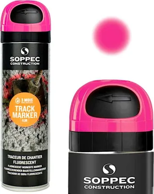 Produktbild von Track Marker Cherry Red Marking Paint, Soppec 500ml